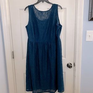 Lane Bryant Lacy Sleeveless Dress Size 18